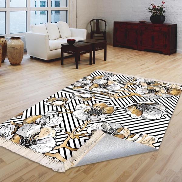 Milano Yıkanabilir Dekoratif Halı Kaymaz Taban | 8mm | MLN-HS305-1