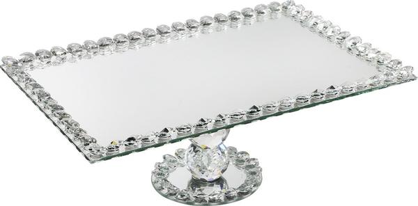 Dematex Kristall Dekorativer Serviertablett | 20x30cm