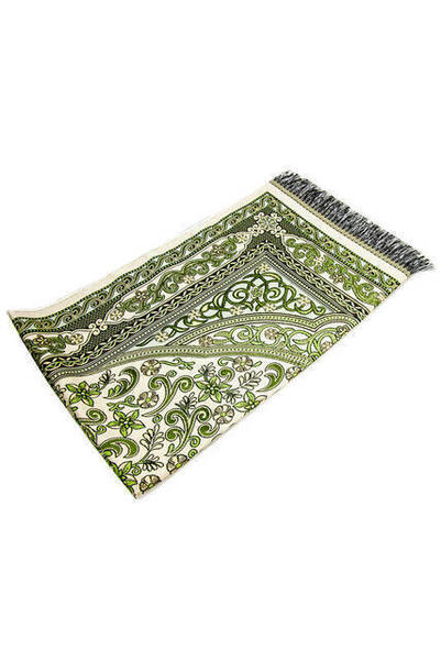 سجادة صلاة سوبر لوكس لون أخضر