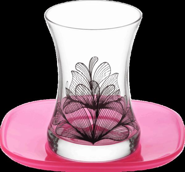 LAV 6'lı Lotus Çay Bardağı Takımı 12 Parça | ZEN313-ZEN277-4