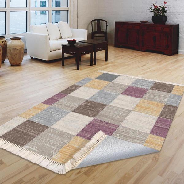 Milano Yıkanabilir Dekoratif Halı Kaymaz Taban | 8mm | MLN-HS520-1