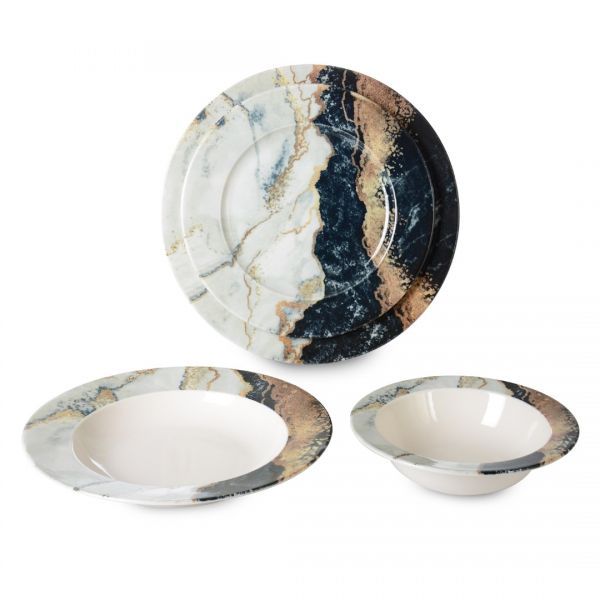 07751 ENSEMBLE DE DÎNER NUMÉRIQUE RIVA 24PRC IDIL | IPEK-IPF347