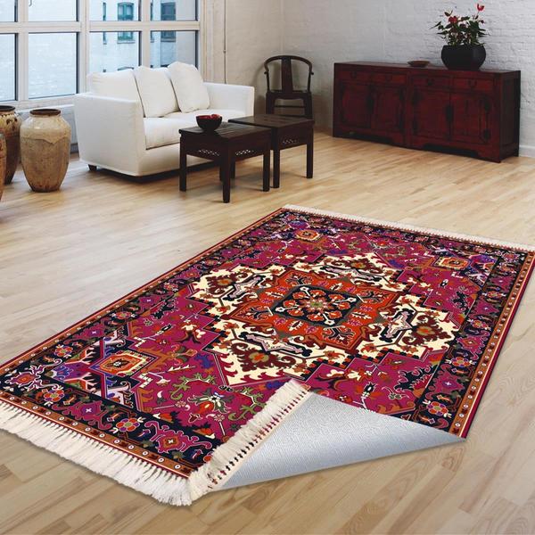 Milano Yıkanabilir Dekoratif Halı Kaymaz Taban | 8mm | Multi | MLN-HK033-1