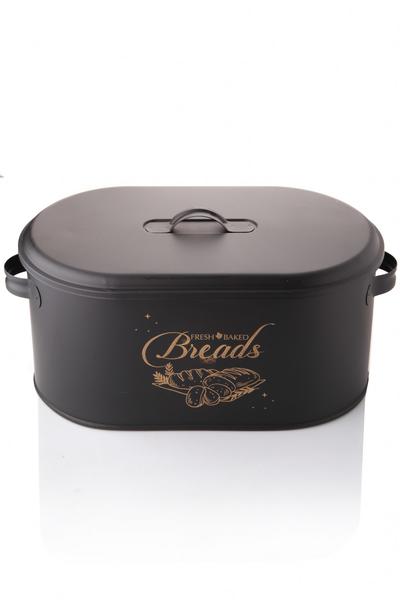 Metal Lüx Kapaklı Ekmeklik