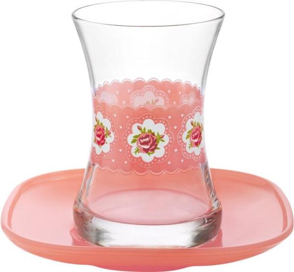 LAV 6'lı Mona Çay Bardağı Takımı 12 Parça | ZEN313-ZEN277-3