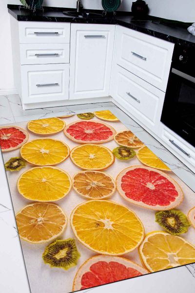 Birkilim Yıkanabilir İpeksi Kaymaz Taban Mutfak Halısı | MLN-IP-SD-206