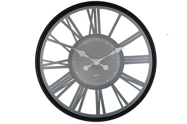 Dekonaz | Duvar Saati | Siyah | By-3125-4b