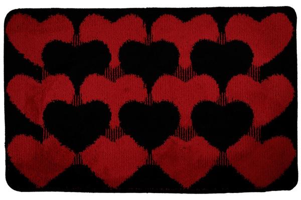 Duygu Kırmızı Aşk Banyo Seti 3 Parça