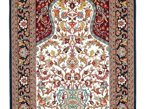 Miraç Digital Printed Luxury Prayer Rug Elif Cream