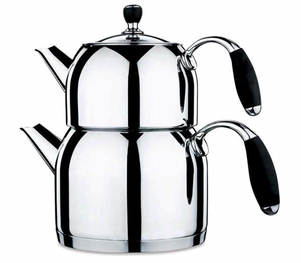 Korkmaz Flora Maxi Çaydanlık 3.1 Litre | İndüksiyon | Siyah | A119