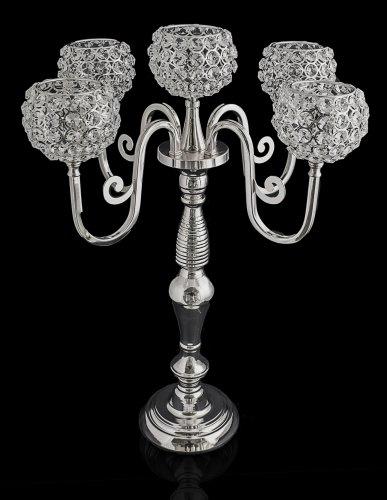 Dematex El Yapımı Kristal Mumluk - 64 cm