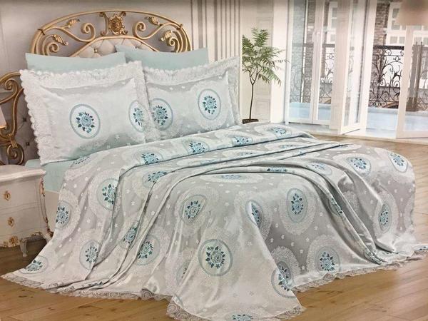Danteel Home Pike Takımı Çift Kişilik 240x250 Nakışlı ve Nakışsız Yastık Kılıfı
