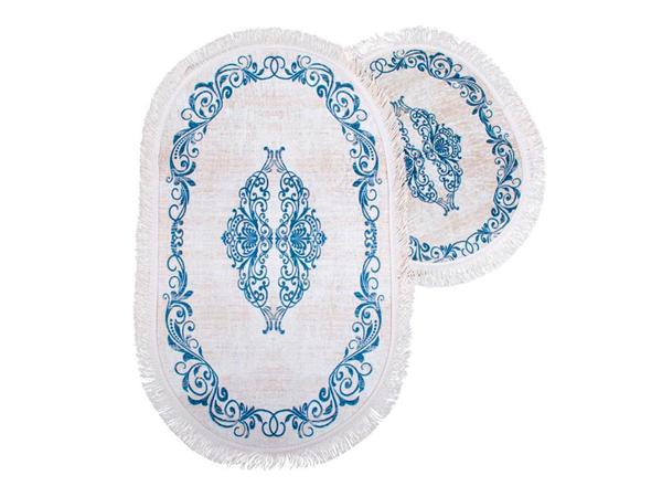 Palace Oval Badematte Set 2 Stk. Grau