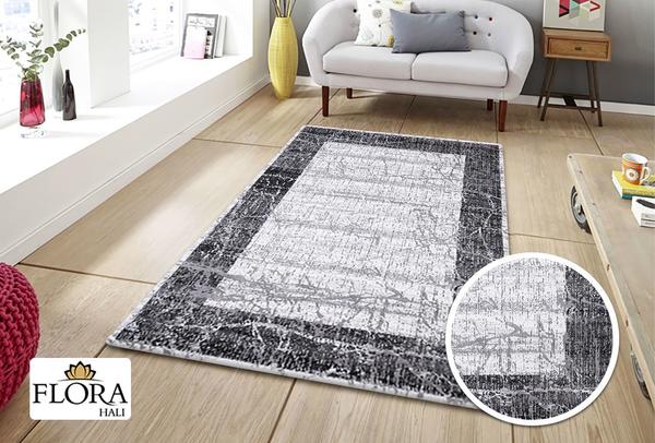 Flora Zarah Collection Halı | Gri | F-4378A-Grey