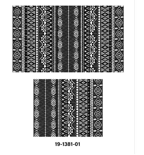 Bayev Woven Djt. 2 Li Banyo Paspas Seti Klozet Takımı 1381 01