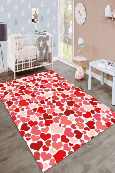 Birkilim Washable Silky Non-Slip Base Kids Room Carpet | MLN-IP-SD-218