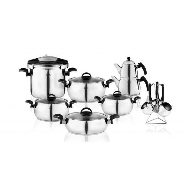 Ventus 18 Piece Dowry Set Black | Crown
