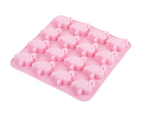 012-01-HELLROSA TINY FLAMINGO FÖRMIGE SILIKON EISFORM
