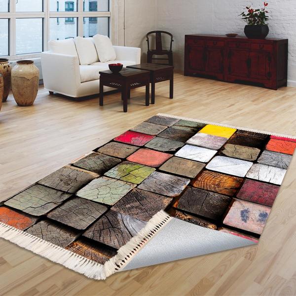 Milano Yıkanabilir Dekoratif Halı Kaymaz Taban | 8mm | MLN-DOT-HT513