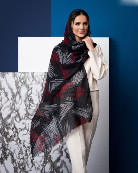 Dekonaz | Desenli Modern Tasarımlı Bayan Eşarp | DKNZ-31337