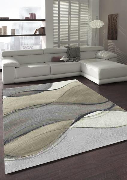 Merinos Elegant Halı Dalgalı | Gri | 12755-870-Grey