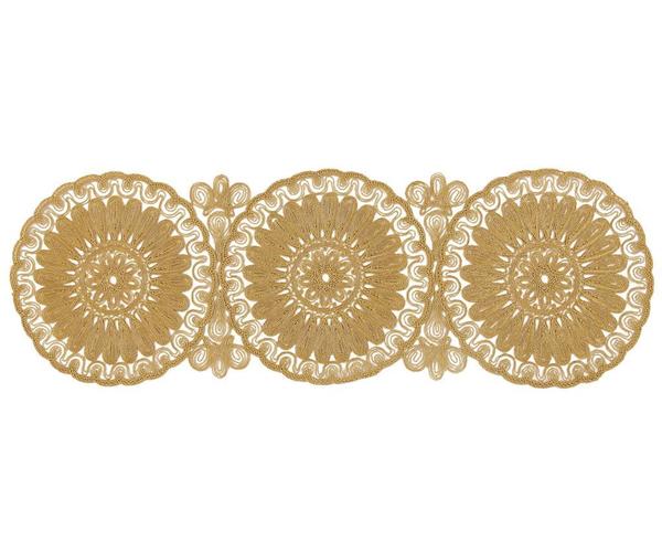 Anglez Corded Luxus Midi Runner Gold