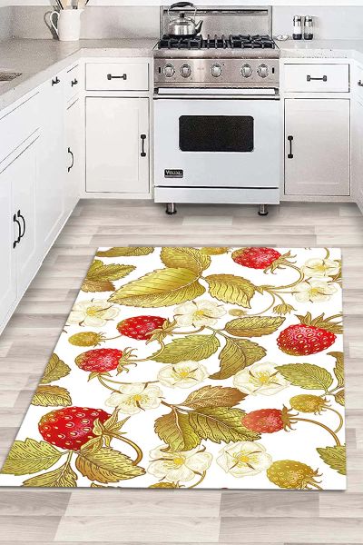 Birkilim Yıkanabilir Dekoratif Halı İpeksi Kaymaz Taban | MLN-IP-HM-600