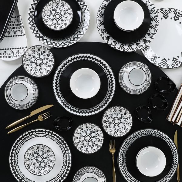 Tribal Speise-/Frühstücksset 45-teilig für 6 Personen - 19985/23/24/25/26 | Keramik