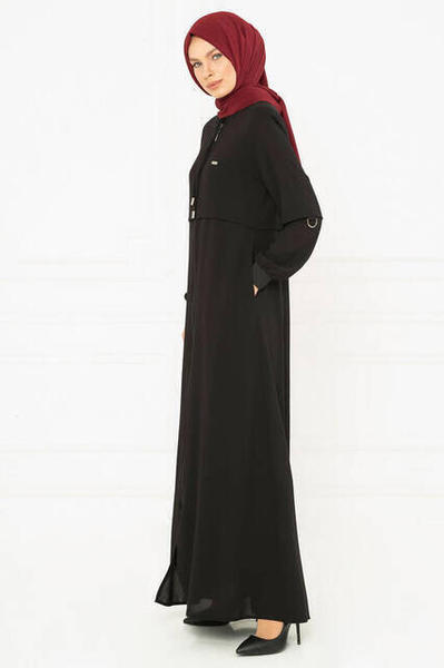 Beyza Ender Siyah Ferace
