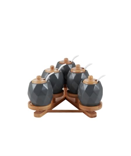 Porselen 5 Li Baharat Set