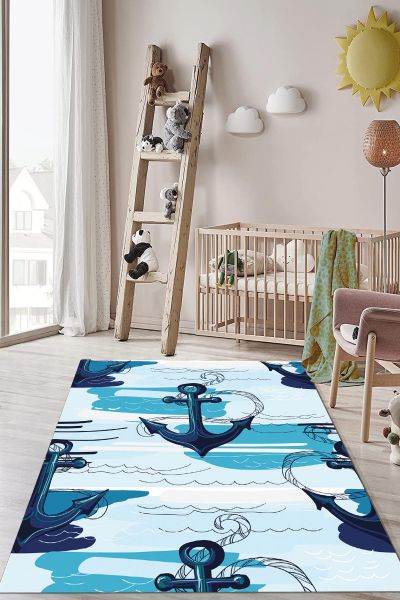 Birkilim Yıkanabilir Dekoratif Halı İpeksi Kaymaz Taban | MLN-IP-HP-736