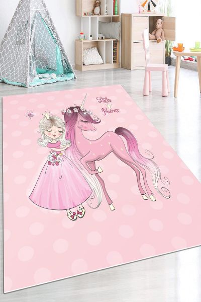 Birkilim Yıkanabilir Dekoratif Halı İpeksi Kaymaz Taban | MLN-IP-HP-629