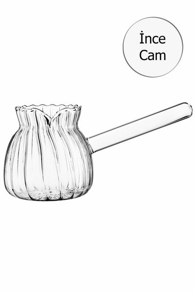 Borasilicate Cam Lüx Cezve 450ml