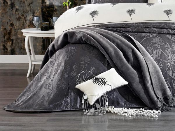 Dowery Milena 11 Pièces Pack de Dot Gris Anthracite