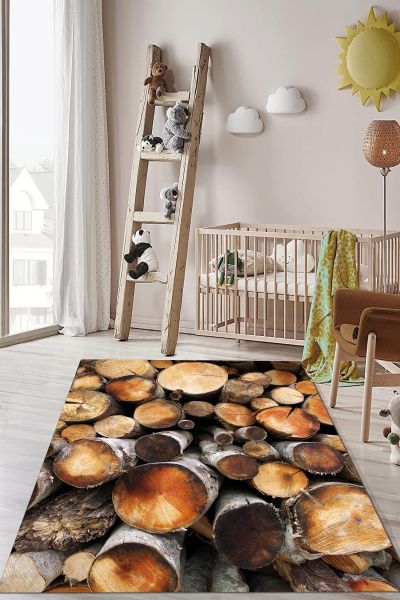 Birkilim Yıkanabilir Dekoratif Halı İpeksi Kaymaz Taban | MLN-IP-HP-721