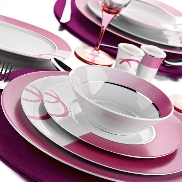 Kütahya Porselen İris 87 Parça Dekor Yemek Takımı | Yuvarlak | 12 Kişilik | 4698