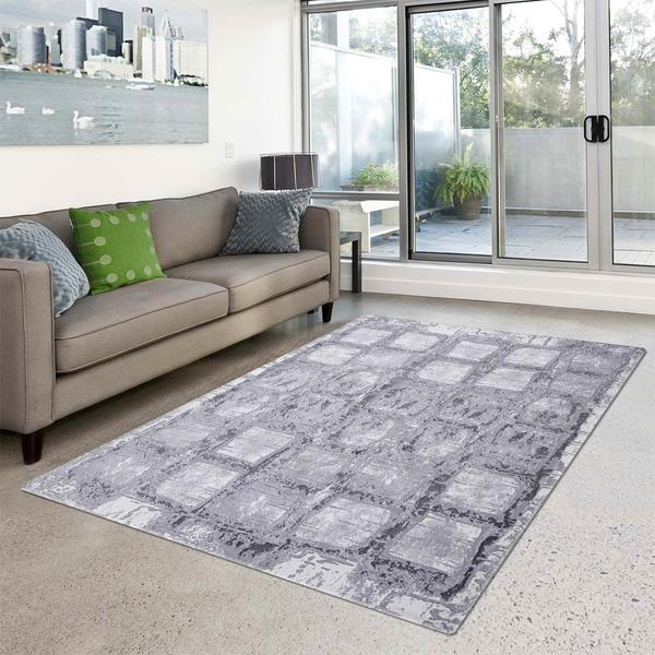 Festival Masai Halı | Gri Krem | Masai-710-Grey-Cream