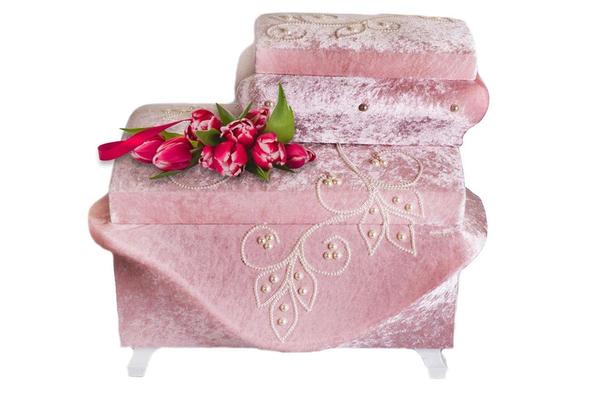 Jeamy 2'li Çeyiz Sandığı - Pudra