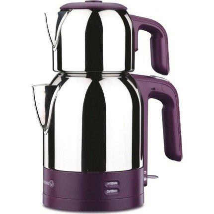 Korkmaz Demkolik Elektrikli Çaydanlık 2.7 lt | İnox Violet | A359-1