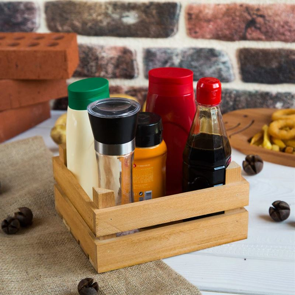 علبة خشبية للتقديم مقاس 21x17 سم