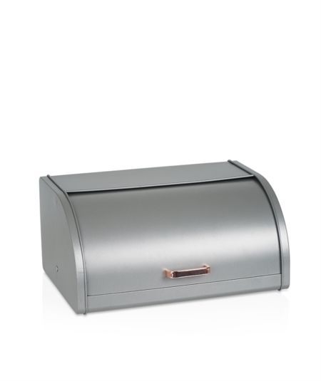 Acar | Gri Metal Ekmek Kutusu