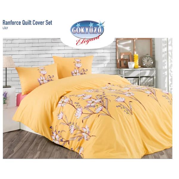 Klasik Nevresim Takımı | Tek Kişilik | Lily Sarı