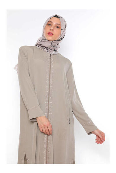 İkili Bayan Hac Umre Kıyafeti Krem