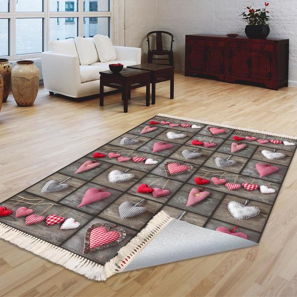 Milano Yıkanabilir Dekoratif Halı Kaymaz Taban | 8mm | MLN-DOT-HT766