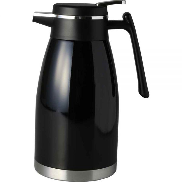 Bavary | Modern Tasarım Çelik Termos 1.2L | Siyah