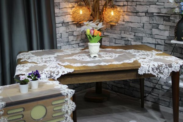 Alara 5 Piece Living Room Set White