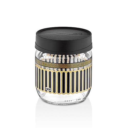 Bayev | Elegance Desenli Cam Kavanoz 425 CC