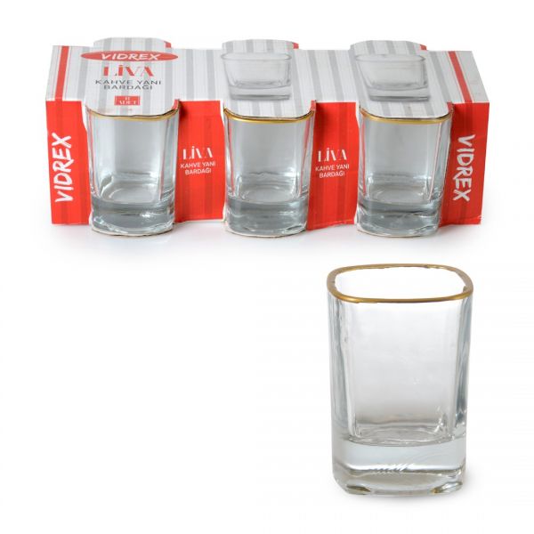 SQC-40 LIVA 6LI COFFEE SIDE CUP 40 cc AGIZ YALDIZ | IPEK-11082OY