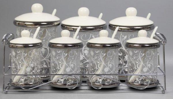 Dekonaz 22 Parça Baharatlık Seti | Porselen | BTK-13