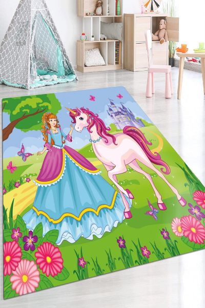 Birkilim Yıkanabilir Dekoratif Halı İpeksi Kaymaz Taban | MLN-IP-HP-631